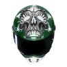 KASK MOTOCYKLOWY HJC V10 CRANIA GREEN WHITE M