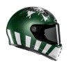 KASK MOTOCYKLOWY HJC V10 CRANIA GREEN WHITE M