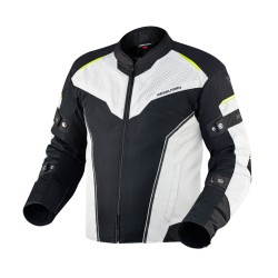 KURTKA MOTOCYKLOWA TEKSTYLNA REBELHORN HIFLOW 4 BLACK SILVER FLUO YELLOW XS
