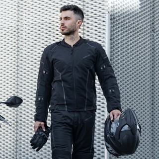 KURTKA MOTOCYKLOWA TEKSTYLNA REBELHORN HIFLOW 4 BLACK 9XL