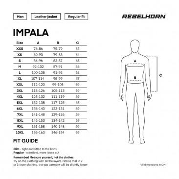 KURTKA SKÓRZANA REBELHORN IMPALA BLACK L