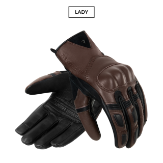 RĘKAWICE MOTOCYKLOWE DAMSKIE REBELHORN THUG 2 BROWN WS