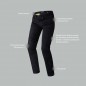 SPODNIE JEANS REBELHORN RAGE II TAPERED FIT WASHED BLACK W30L34