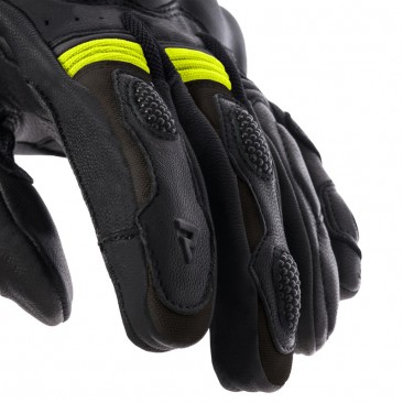 RĘKAWICE SKÓRZANE REBELHORN RANGE BLACK/ANTHRACITE/FLUO YELLOW M