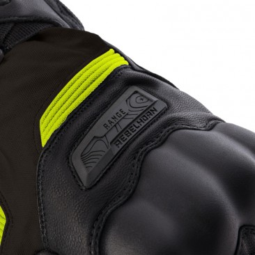 RĘKAWICE SKÓRZANE REBELHORN RANGE BLACK/ANTHRACITE/FLUO YELLOW M