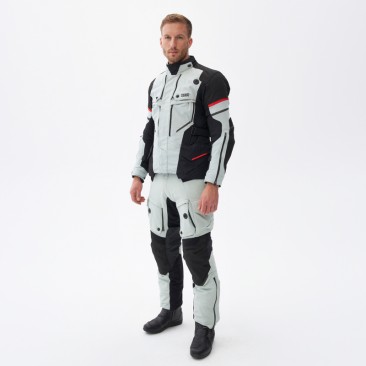 SPODNIE TEKSTYLNE REBELHORN RANGE GREY/BLACK/RED XXL