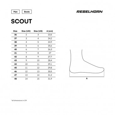 BUTY REBELHORN SCOUT AIR BLACK MATT 37