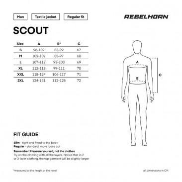 KURTKA TEKSTYLNA REBELHORN SCOUT BLACK L