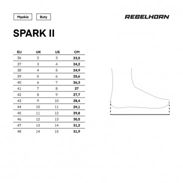 BUTY REBELHORN SPARK II BLACK 47