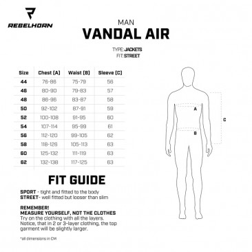 KURTKA SKÓRZANA REBELHORN VANDAL AIR BLACK 52