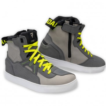 BUTY SKÓRZANE REBELHORN VANDAL MYSTERIOUS GREY/FLUO YELLOW 36