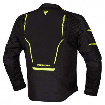 KURTKA TEKSTYLNA REBELHORN BLAST BLACK/FLO YELLOW XS