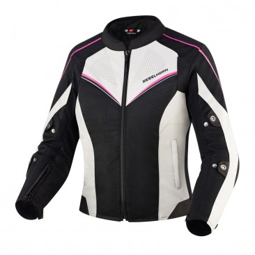 KURTKA TEKSTYLNA REBELHORN HIFLOW IV LADY BLACK/SILVER/FLO PINK DXS