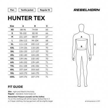 KURTKA TEKSTYLNA REBELHORN HUNTER BLACK XL