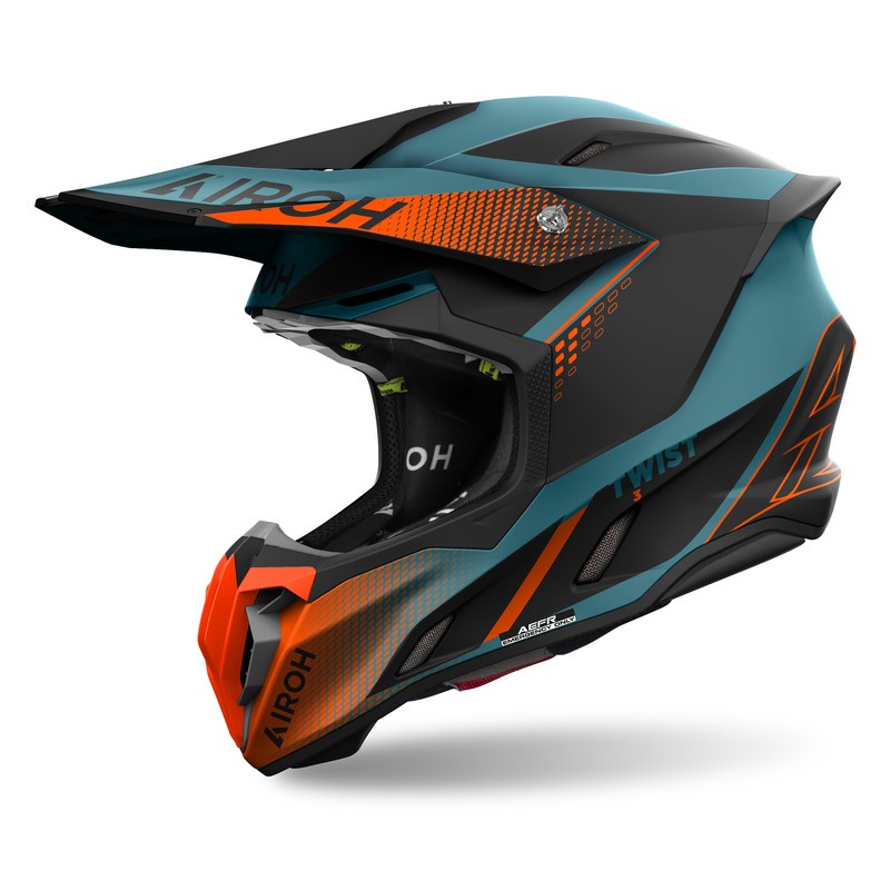 AIROH KASK CROSS / ENDURO / ATV / QUAD TWIST 3 SHARD ORANGE MAT KOLOR NIEBIESKI/POMARAŃCZOWY MAT ROZMIAR M AIROH KASK CROSS / ENDURO / ATV / QUAD TWIST 3 SHARD ORANGE MAT KOLOR NIEBIESKI/POMARAŃCZOWY MAT ROZMIAR M
