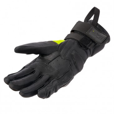 RĘKAWICE SKÓRZANE REBELHORN RANGE BLACK/ANTHRACITE/FLUO YELLOW S