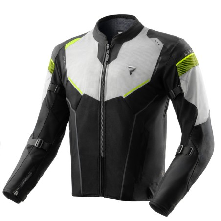 KURTKA MOTOCYKLOWA TEKSTYLNA REBELHORN HIFLOW 5 BLACK GREY FLUO YELLOW M