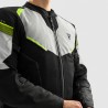 KURTKA MOTOCYKLOWA TEKSTYLNA REBELHORN HIFLOW 5 BLACK GREY FLUO YELLOW S