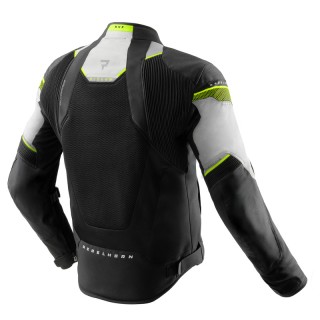 KURTKA MOTOCYKLOWA TEKSTYLNA REBELHORN HIFLOW 5 BLACK GREY FLUO YELLOW L