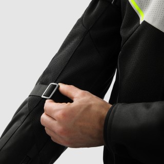 KURTKA MOTOCYKLOWA TEKSTYLNA REBELHORN HIFLOW 5 BLACK GREY FLUO YELLOW 5XL