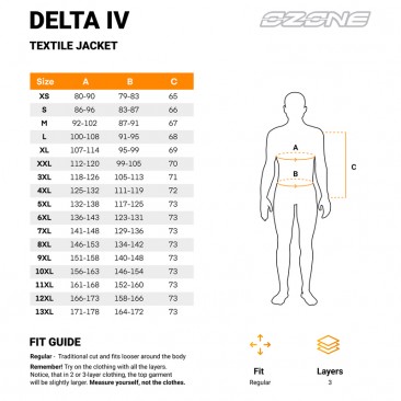 KURTKA TEKSTYLNA OZONE DELTA IV BLACK XS