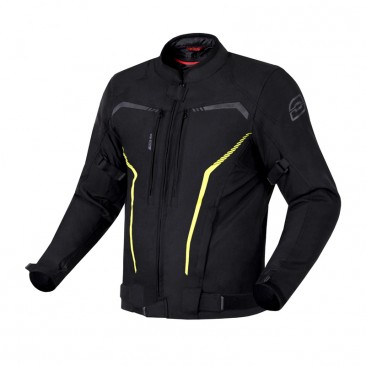 KURTKA TEKSTYLNA OZONE DELTA IV BLACK/FLUO YELLOW S