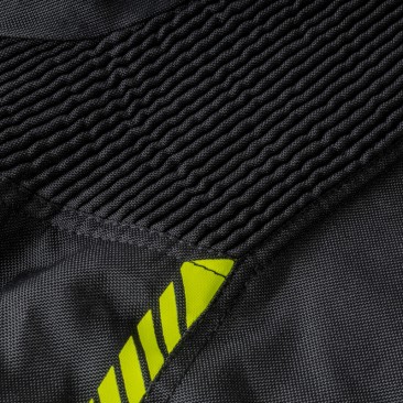 KURTKA TEKSTYLNA OZONE DELTA IV BLACK/FLUO YELLOW M