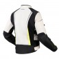 KURTKA TEKSTYLNA OZONE FLOW LADY BLACK/GREY/FLUO YELLOW DXS