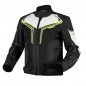 KURTKA TEKSTYLNA OZONE FLOW BLACK/GREY/FLUO YELLOW S