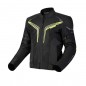 KURTKA TEKSTYLNA OZONE FLOW BLACK/FLUO YELLOW S