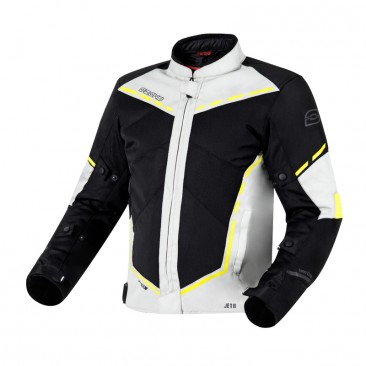 KURTKA TEKSTYLNA OZONE JET II ICE/BLACK/FLUO YELLOW XS