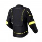 KURTKA TEKSTYLNA OZONE JET II BLACK/FLUO YELLOW XS