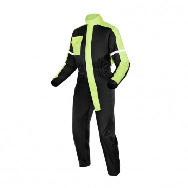 KOMBINEZON PRZECIWDESZCZOWY OZONE BLACK/FLUO YELLOW M