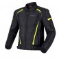 KURTKA TEKSTYLNA OZONE PULSE BLACK/FLUO YELLOW S