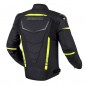 KURTKA TEKSTYLNA OZONE PULSE BLACK/FLUO YELLOW S