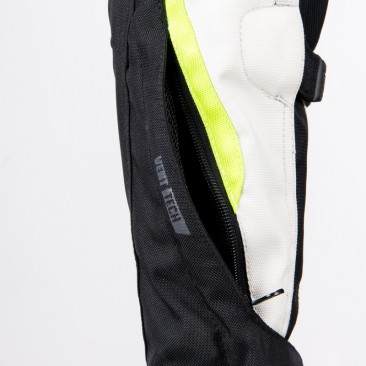 KURTKA TEKSTYLNA OZONE SAHARA LADY BLACK/GREY/FLUO YELLOW DL