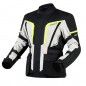 KURTKA TEKSTYLNA OZONE SAHARA BLACK/GREY/FLUO YELLOW S