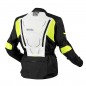 KURTKA TEKSTYLNA OZONE SAHARA BLACK/GREY/FLUO YELLOW S