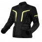 KURTKA TEKSTYLNA OZONE SAHARA BLACK/FLUO YELLOW S