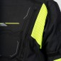 KURTKA TEKSTYLNA OZONE SAHARA BLACK/FLUO YELLOW S