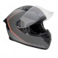 KASK OZONE INTEGRALNY SPRINT STRIPE MATTE BLACK/GREY/FLUO RED S