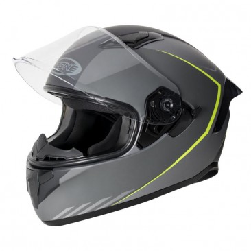 KASK OZONE INTEGRALNY SPRINT STRIPE MATTE BLACK/GREY/FLUO YELLOW S