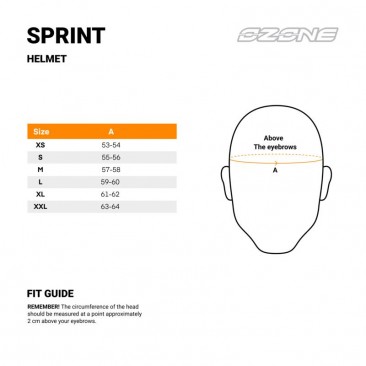 KASK OZONE INTEGRALNY SPRINT STRIPE MATTE BLACK/GREY/FLUO YELLOW S