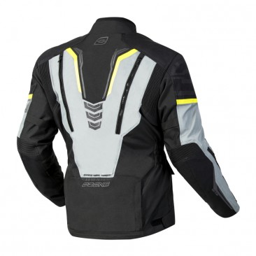 KURTKA TEKSTYLNA OZONE TOUR III BLACK/GREY/FLUO YELLOW M