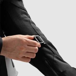 KURTKA MOTOCYKLOWA TEKSTYLNA DAMSKA REBELHORN HIFLOW 5 BLACK GREY FLUO YELLOW WXS