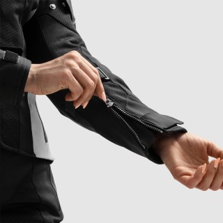 KURTKA MOTOCYKLOWA TEKSTYLNA DAMSKA REBELHORN HIFLOW 5 BLACK GREY FLUO YELLOW WXS