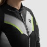KURTKA MOTOCYKLOWA TEKSTYLNA DAMSKA REBELHORN HIFLOW 5 BLACK GREY FLUO YELLOW W3XL