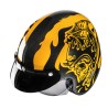 KASK MOTOCYKLOWY HJC V31 FLAME YELLOW BLACK XL