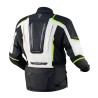 KURTKA MOTOCYKLOWA TEKSTYLNA REBELHORN HIKER 3 BLACK GREY FLUO YELLOW XS