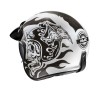 KASK MOTOCYKLOWY HJC V31 FLAME WHITE BLACK XL